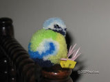 Steiff Original Woolen Bird 7114/08 Blue Tit 1968 710