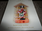 Hallmark Keepsake Ornament Sweet Little Soldier Magic Sound Motion 2008 QXG7164