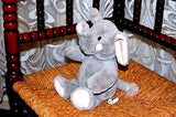 Pia Holland Soft Elephant Plush Toy Dangling Legs Item 1050560