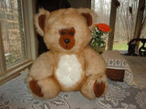 Mighty Star Quebec Vintage Bear Cinnamon Plush 14 inch