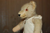 Antique Old August Müller Germany Teddy Bear 20s 30s White Mohair Humpback RARE