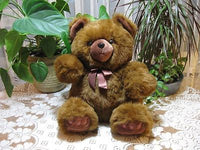 Vendex Holland 15 Inch Dark Brown Teddy Bear Plush