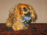 Steiff Pekingese Peky 1314,0 1953 - 1958 Long Mohair NO IDS Original Bow & Bell