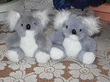 Set of 2 European Koala Bear Couple Plush