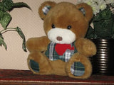 IBBT Holland 9 inch Teddy Bear Tartan Fabric and Plush Body 1993