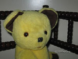 Vintage Yellow German Bear Fully Jointed Thick Stuffed