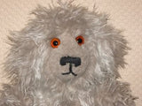 Vintage Germany OOAK Artist Bear Glass Eyes 16 inch Growler Long Plush RARE