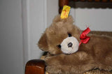 Steiff Floppy Bear 082108 1991 20 cm Red Bow