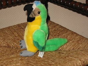 Vintage PIA Holland PARROT Plush Toy