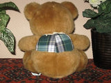 IBBT Holland 9 inch Teddy Bear Tartan Fabric and Plush Body 1993