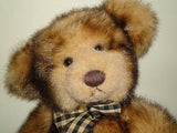 Russ Berrie MADISON Bear Faux Mink Plush 14 inch