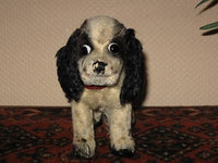 Steiff Mohair Vtg Cockie Cocker Spaniel Dog Button/Tag