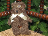 UK Brown Teddy Bear with Glasses RARE