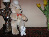 Vintage Dutch Holland Jointed Teddy & Polar Bear