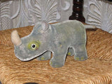 Steiff Nosy Nashorn Rhinoceros 1314,00 1959-1964 NO IDS