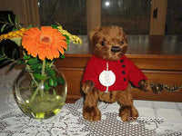 Gund GARRETT 95101 Mohair LE Brown Bear 7 Inch 1999