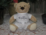 UK Bjorn Borg 11 Inch Signed Teddy Bear Plush Rare Collectible