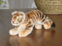 Steiff Mohair Tiger Cub 10 cm w. Button 1310,0 54 - 67