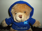 Keel Toys UK SCOTLAND Bear with Hoody 6.5 inch